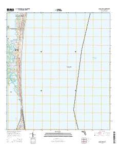 Cocoa Beach 2015 topographic map thumbnail