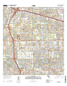 Cooper City 2015 topographic map thumbnail