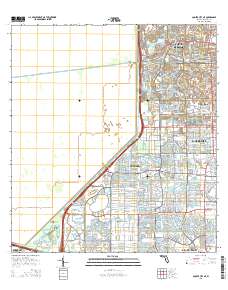 Cooper City NE 2015 topographic map thumbnail