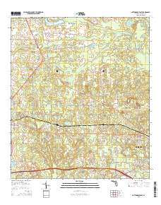 Cottondale East 2015 topographic map thumbnail