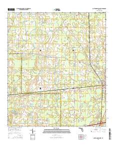 Cottondale West 2015 topographic map thumbnail