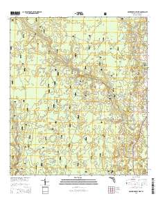 Crawfordville West 2015 topographic map thumbnail