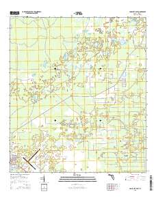Cross City East 2015 topographic map thumbnail