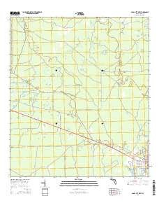 Cross City West 2015 topographic map thumbnail