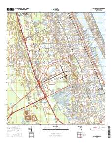 Daytona Beach 2015 topographic map thumbnail