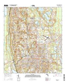 DeLand 2015 topographic map thumbnail