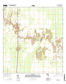 Deep Lake 2015 topographic map thumbnail