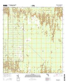 Deep Lake SW 2015 topographic map thumbnail