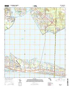 Destin 2015 topographic map thumbnail