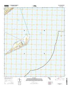 Dog Island 2015 topographic map thumbnail