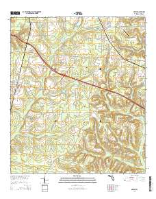 Gretna 2015 topographic map thumbnail