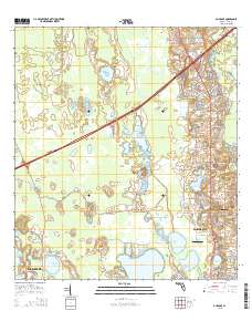 Gum Lake 2015 topographic map thumbnail