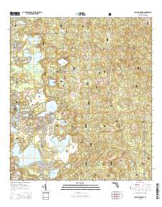 Halfmoon Lake 2015 topographic map thumbnail