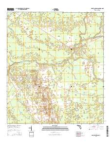 Hampton Springs 2015 topographic map thumbnail
