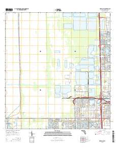 Hialeah SW 2015 topographic map thumbnail