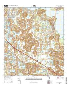 Howey-in-the-Hills 2015 topographic map thumbnail