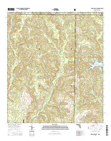 Hurricane Lake 2015 topographic map thumbnail