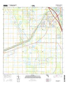 Indiantown SE 2015 topographic map thumbnail