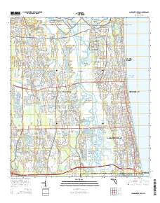 Jacksonville Beach 2015 topographic map thumbnail