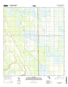 Jernigans Pond 2015 topographic map thumbnail