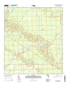 Johnson Hammock 2015 topographic map thumbnail