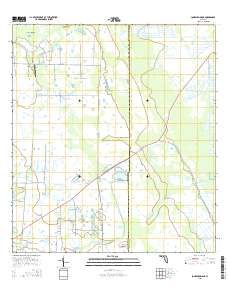 Jones Hammock 2015 topographic map thumbnail