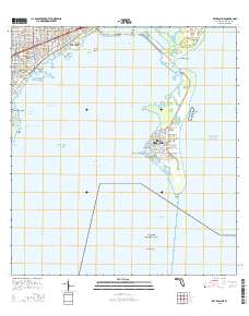 Key Biscayne 2015 topographic map thumbnail