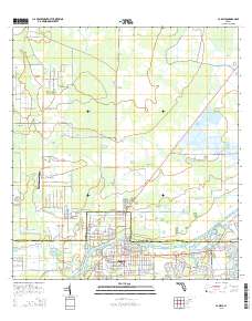 La Belle 2015 topographic map thumbnail