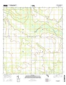 La Belle NW 2015 topographic map thumbnail