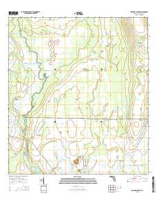 Lake Arbuckle SE 2015 topographic map thumbnail