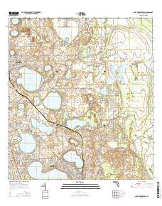 Lake Arbuckle SW 2015 topographic map thumbnail