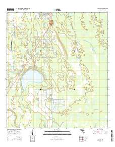 Lake Ashby 2015 topographic map thumbnail