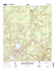 Lake Butler 2015 topographic map thumbnail