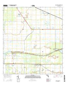 Lake Hicpochee 2015 topographic map thumbnail