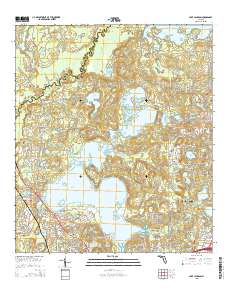Lake Jackson 2015 topographic map thumbnail