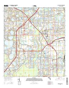 Lake Jessamine 2015 topographic map thumbnail
