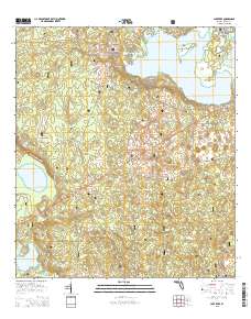 Lake Kerr 2015 topographic map thumbnail