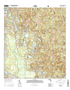 Lake Mary 2015 topographic map thumbnail