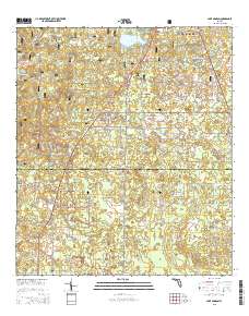 Lake Munson 2015 topographic map thumbnail