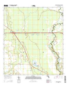 Lake Poinsett NW 2015 topographic map thumbnail