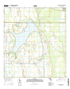 Lake Poinsett SW 2015 topographic map thumbnail