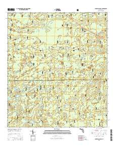 Lake Talquin SE 2015 topographic map thumbnail
