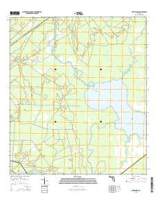Lake Wimico 2015 topographic map thumbnail