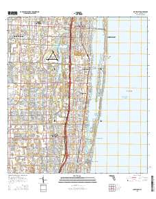 Lake Worth 2015 topographic map thumbnail