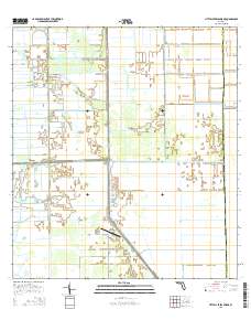 Little Cypress Swamp 2015 topographic map thumbnail