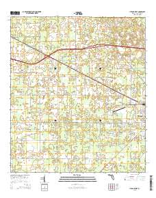 Live Oak West 2015 topographic map thumbnail