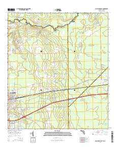 Macclenny East 2015 topographic map thumbnail