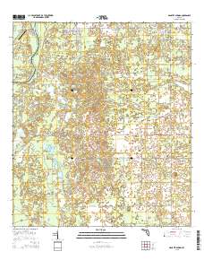 Manatee Springs 2015 topographic map thumbnail