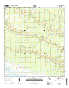 Manlin Hammock 2015 topographic map thumbnail