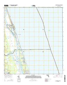 Matanzas Inlet 2015 topographic map thumbnail